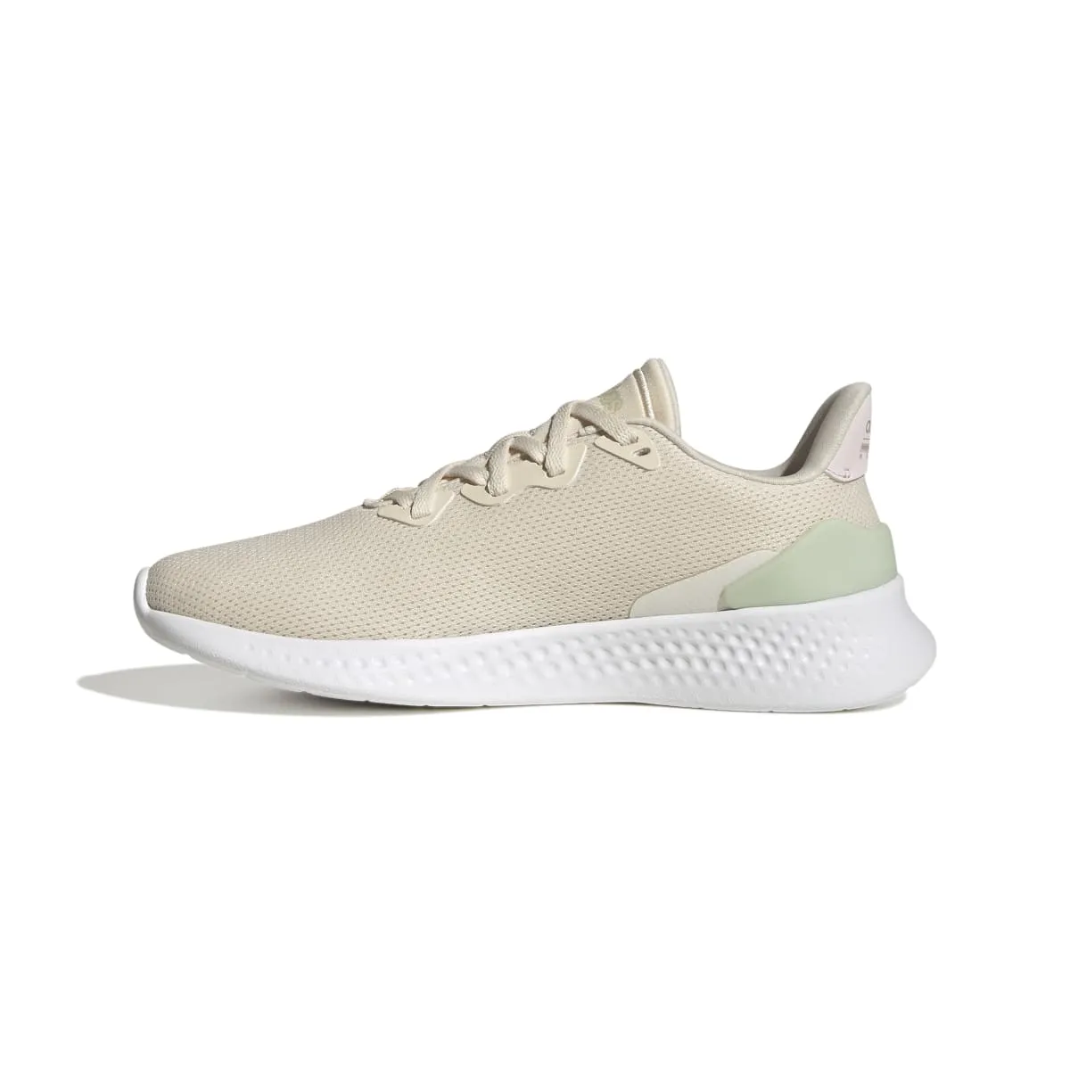 ADIDAS GZ6773 PUREMOTION SE WMN'S (Medium) White/Beige/Green Textile Running Shoes