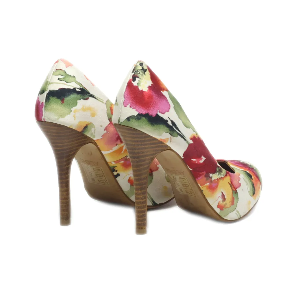 Aldo Kitten Heels Leather Multicolour Colour For Women