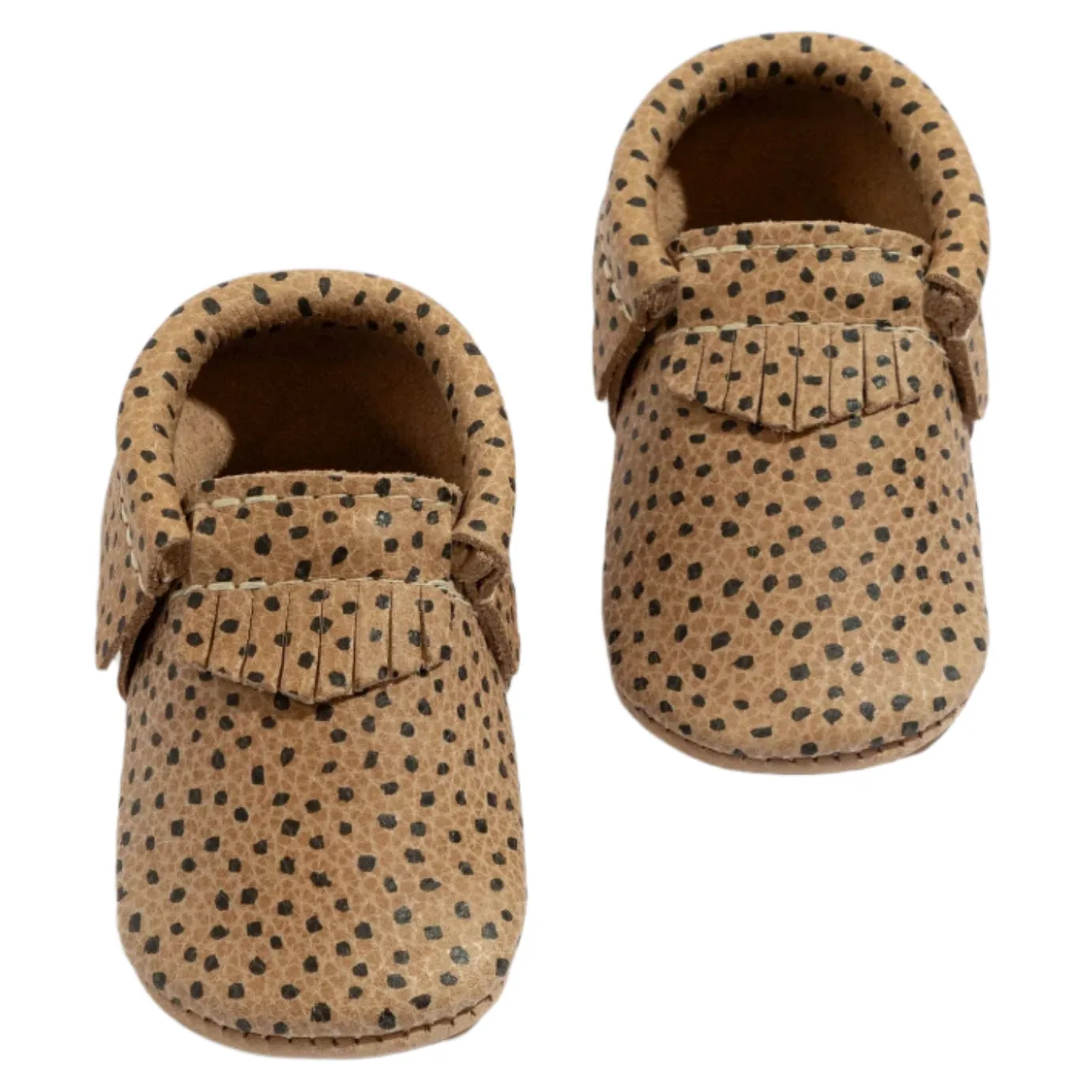 Almond Speckles Moccasin Baby Shoe