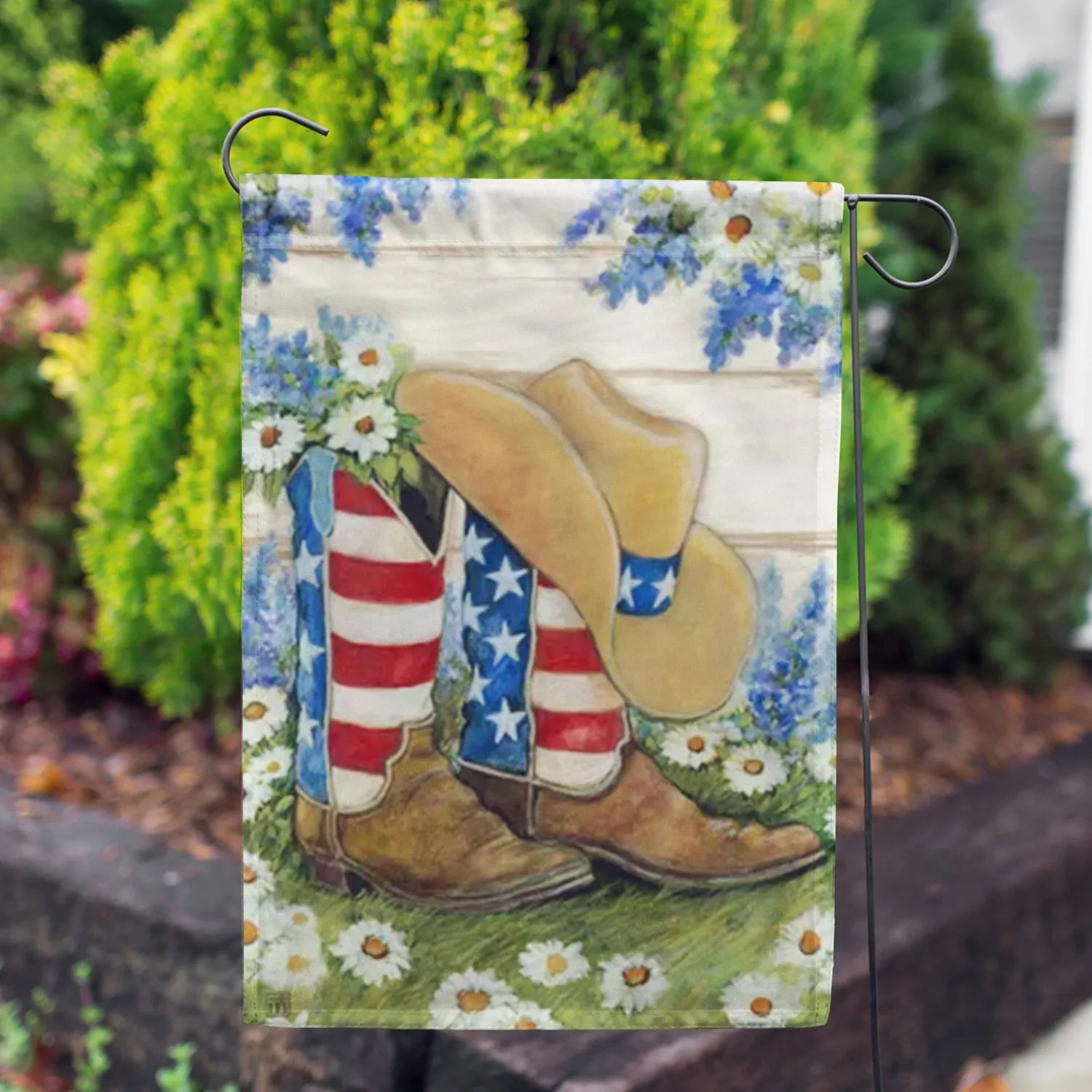 American Rodeo Garden Flag