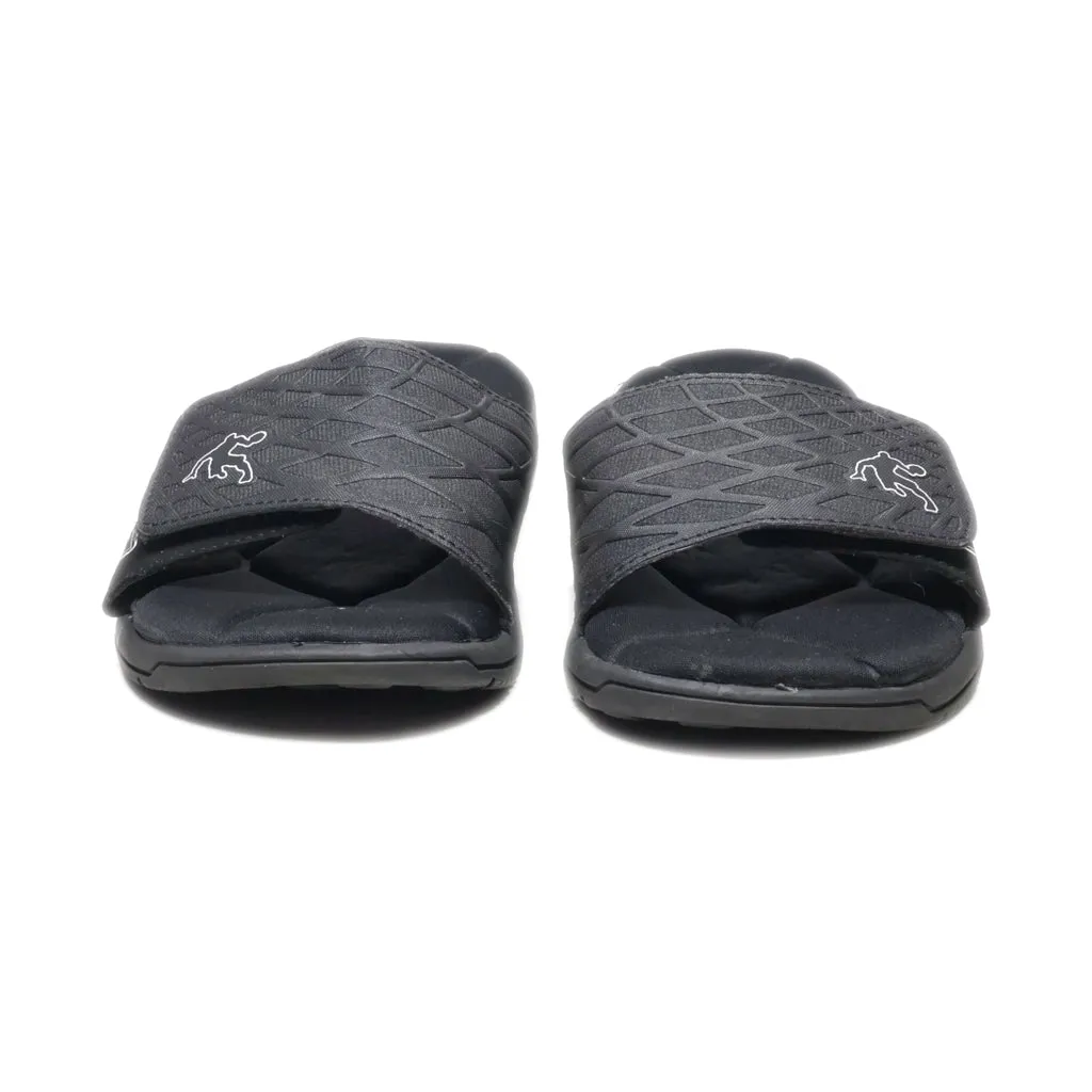 And1 Memory Foam Sliders Fabric Black Colour For Men