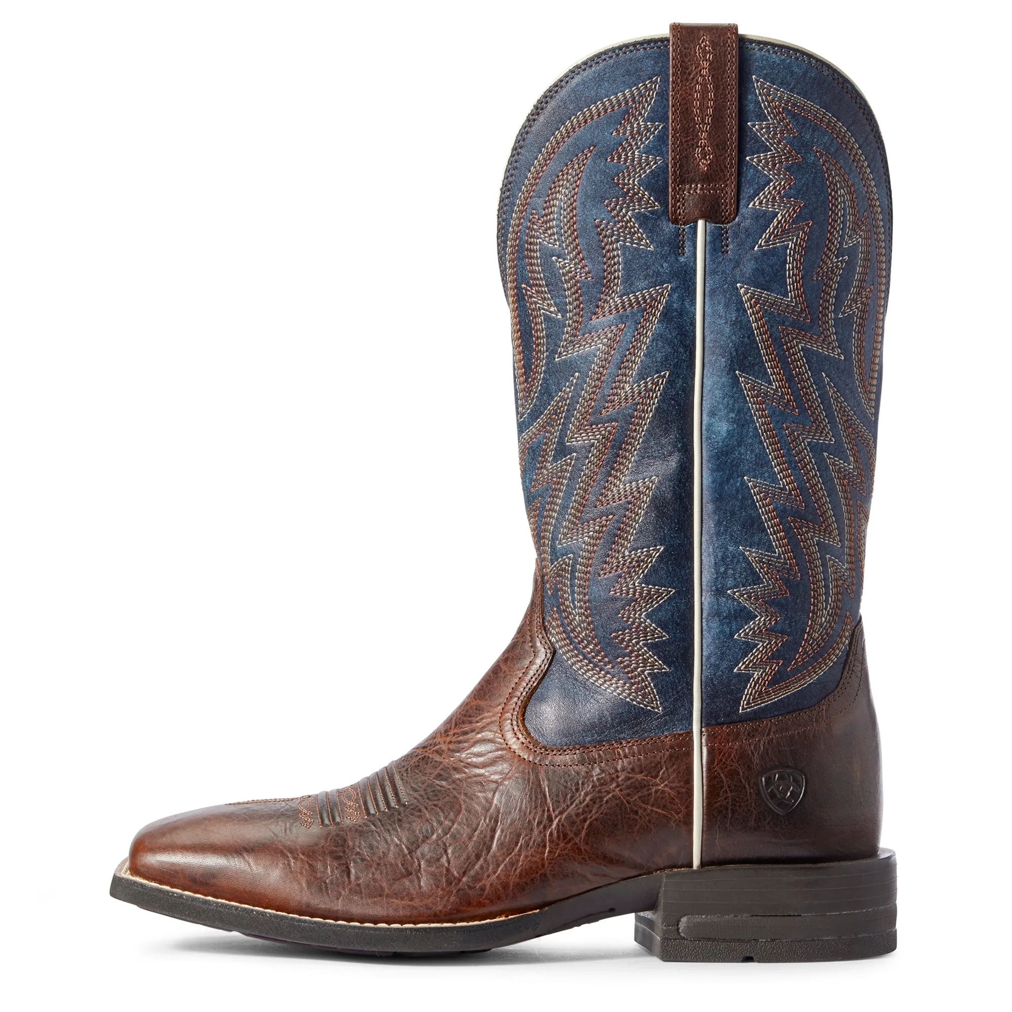 'Ariat' Men's 13" Dynamic Western - Brown Patina / Blue Dusk