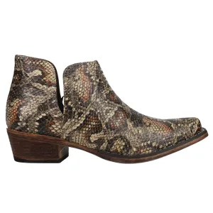 Ava Snake Snip Toe Cowboy Booties