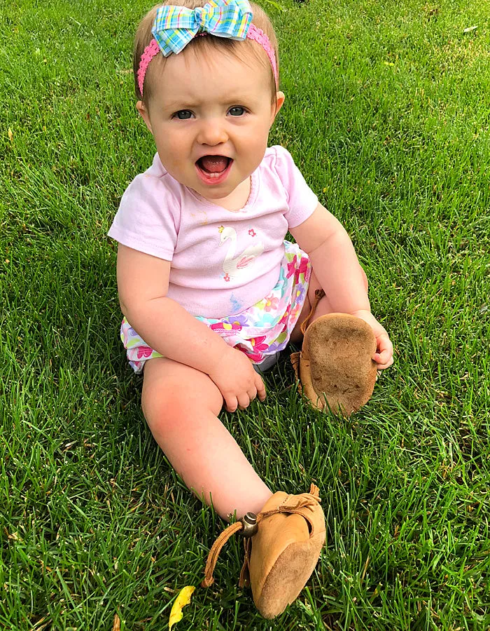 Baby Bear Paw Moccasins