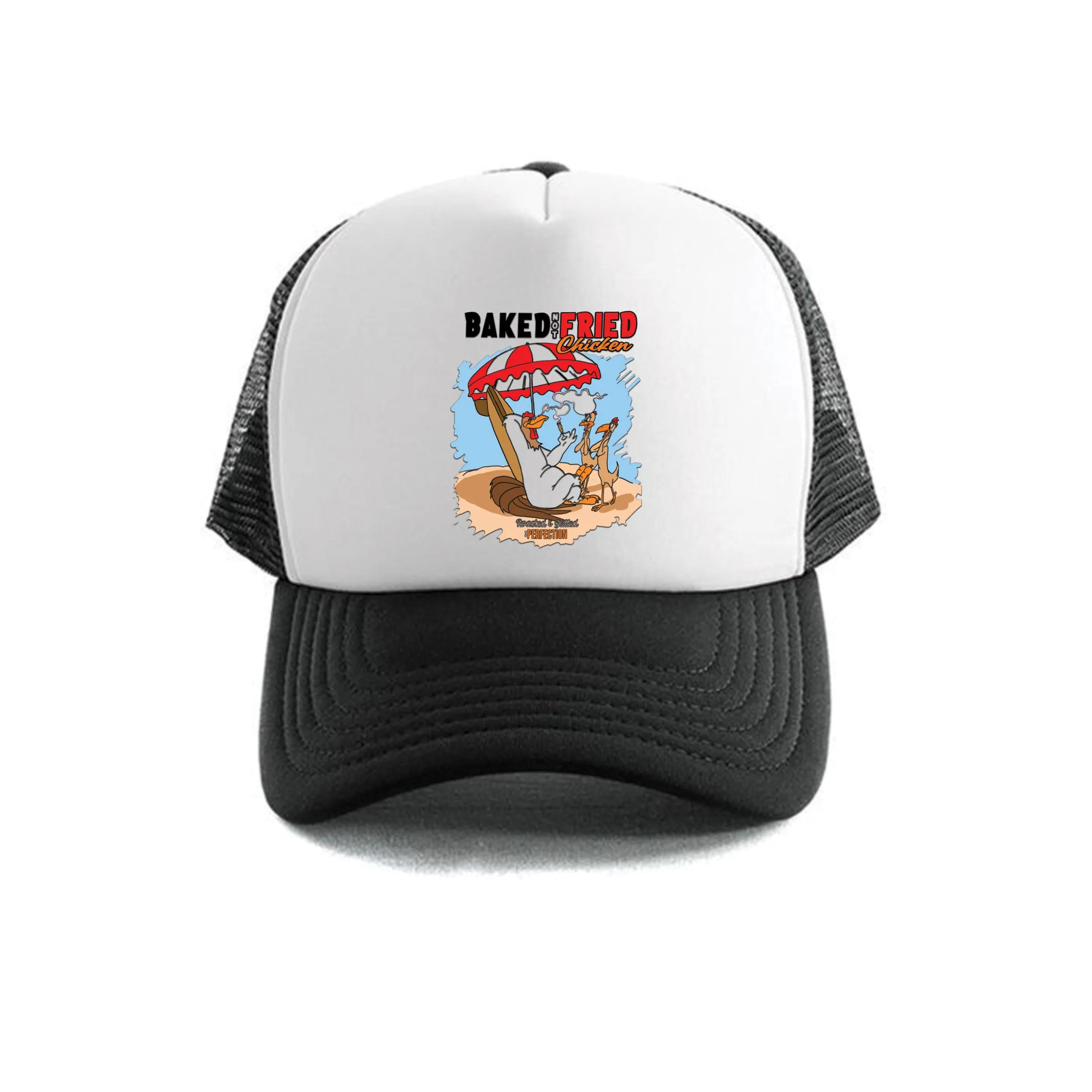 Baked Not Fried Trucker Hat