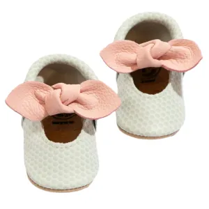 Birdie Knotted Bow Baby Shoe