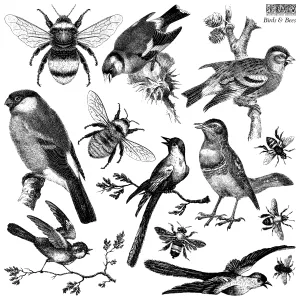 Birds and Bees IOD Stamp