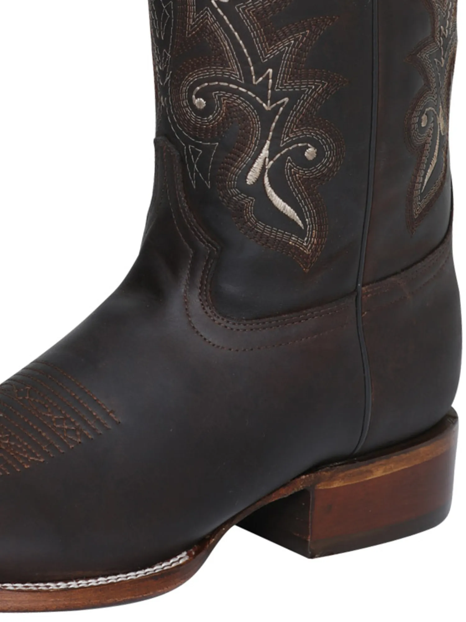 Botas Vaqueras Rodeo Clasicas de Piel Genuina para Hombre 'El Señor de los Cielos' - ID: 124067