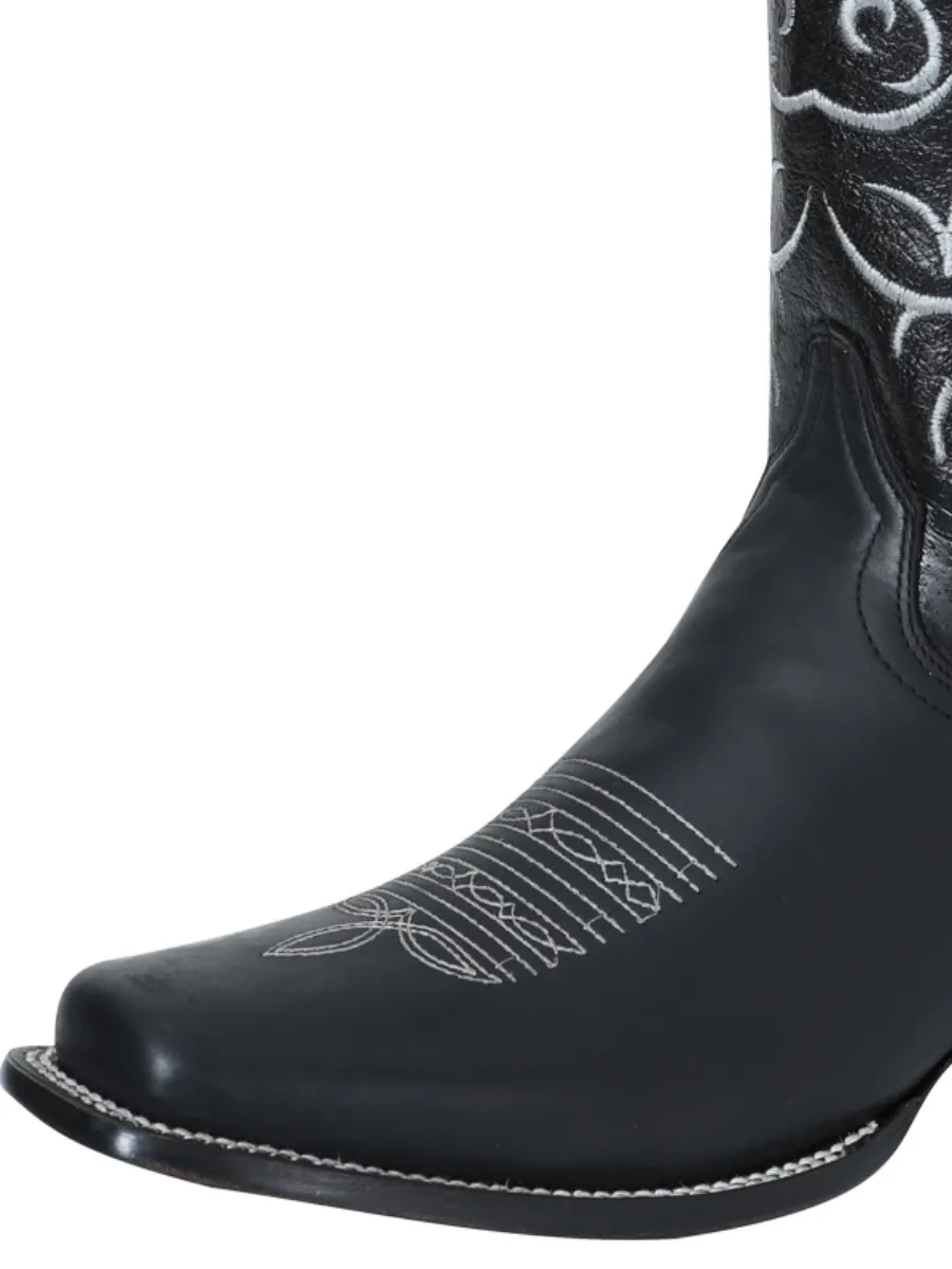 Botas Vaqueras Rodeo Clasicas de Piel Genuina para Hombre 'El Señor de los Cielos' - ID: 124069