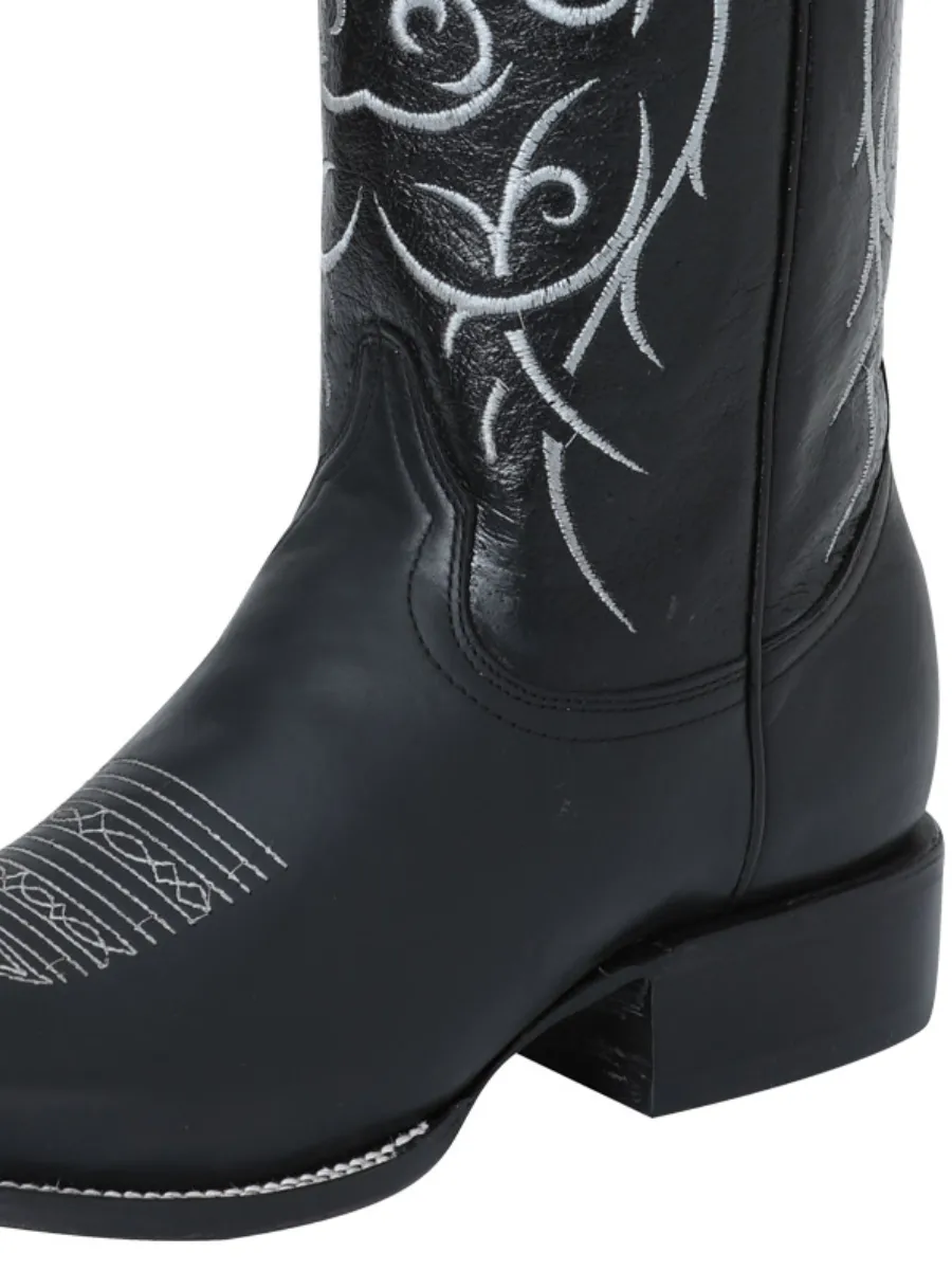 Botas Vaqueras Rodeo Clasicas de Piel Genuina para Hombre 'El Señor de los Cielos' - ID: 124069