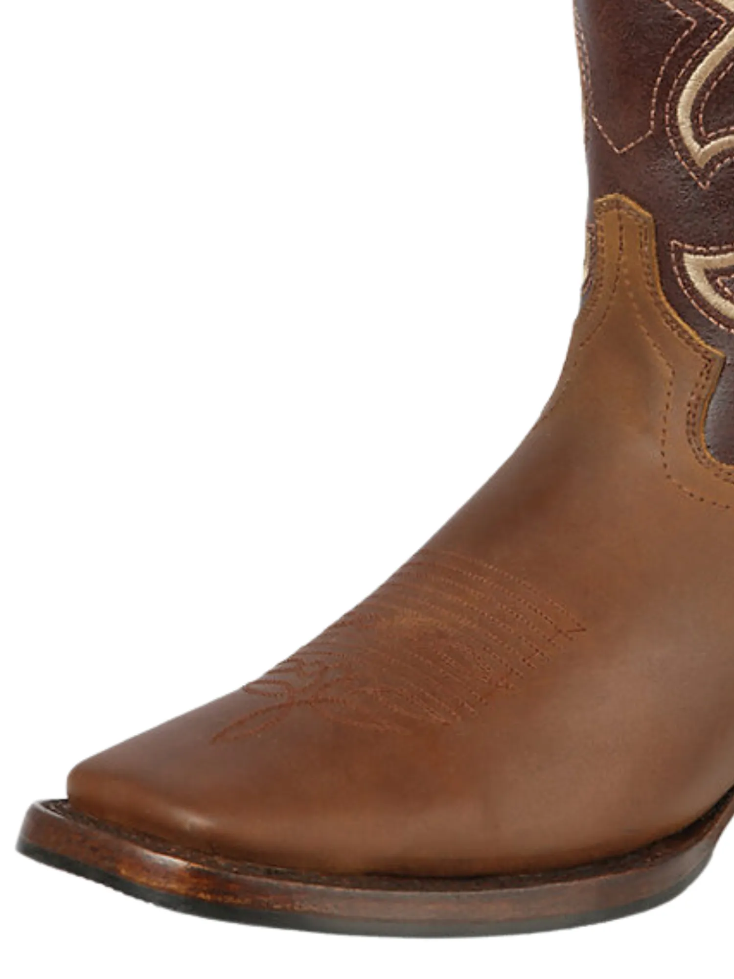 Botas Vaqueras Rodeo Clasicas de Piel Genuina para Hombre 'Montero' - ID: 51438