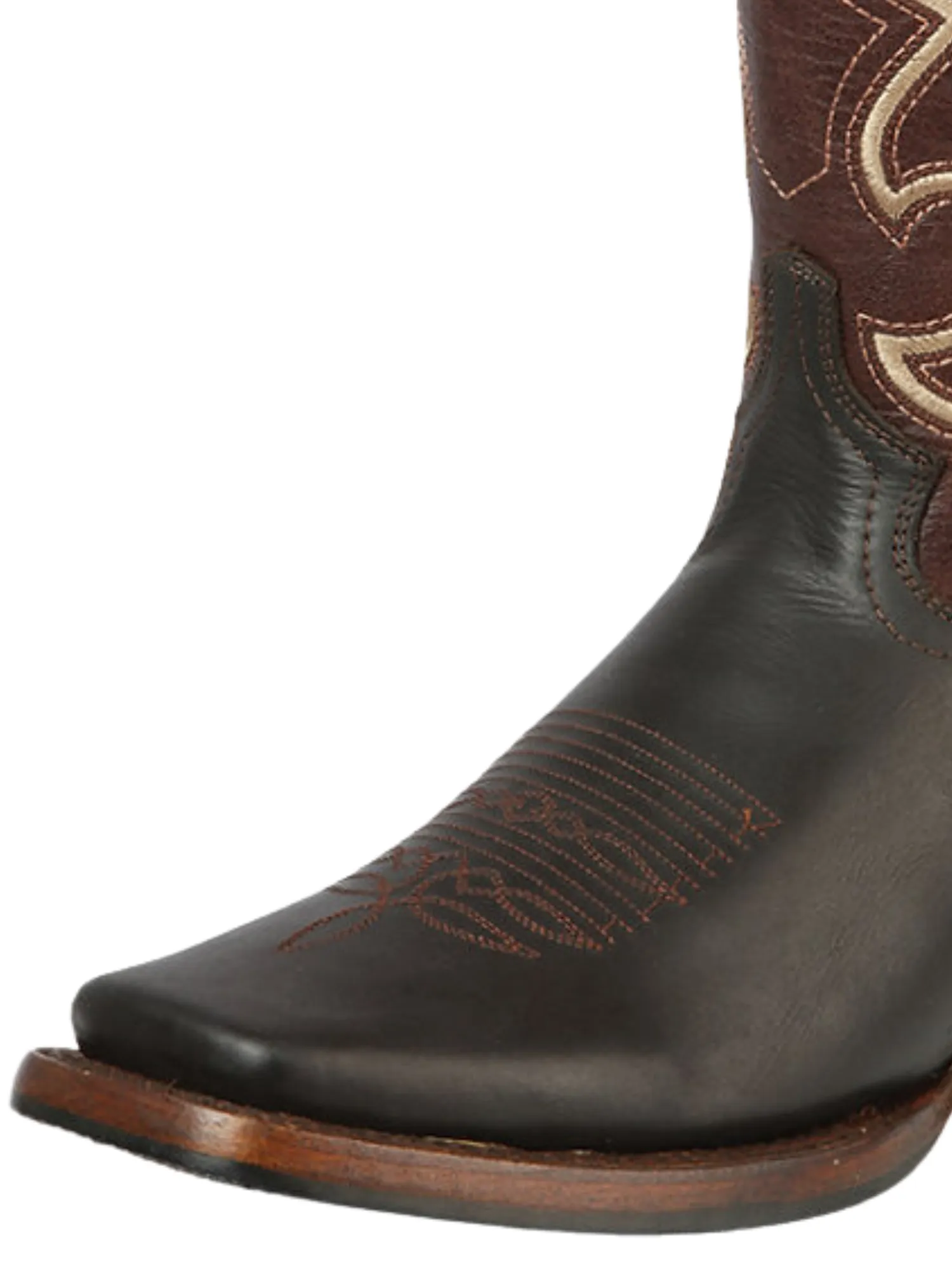 Botas Vaqueras Rodeo Clasicas de Piel Genuina para Hombre 'Montero' - ID: 51439