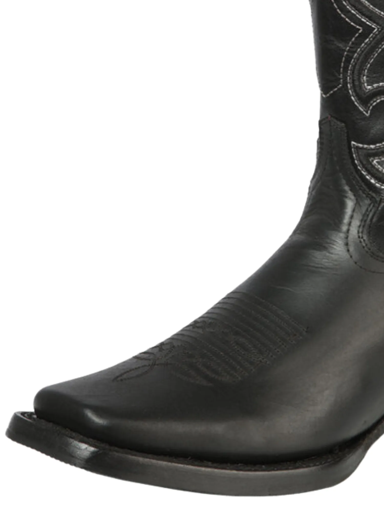 Botas Vaqueras Rodeo Clasicas de Piel Genuina para Hombre 'Montero' - ID: 51440