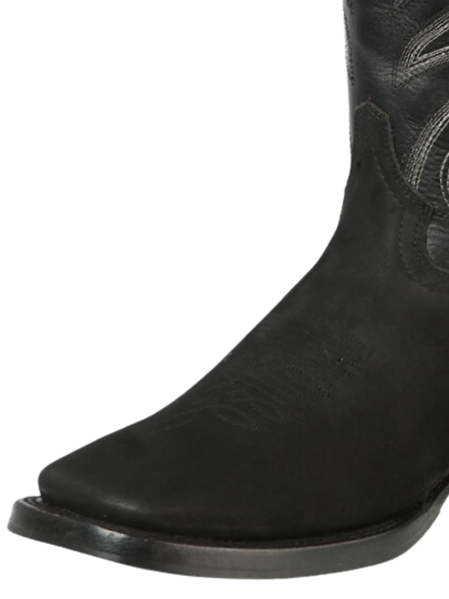 Botas Vaqueras Rodeo Clasicas de Piel Nobuck para Hombre 'Montero' - ID: 51441