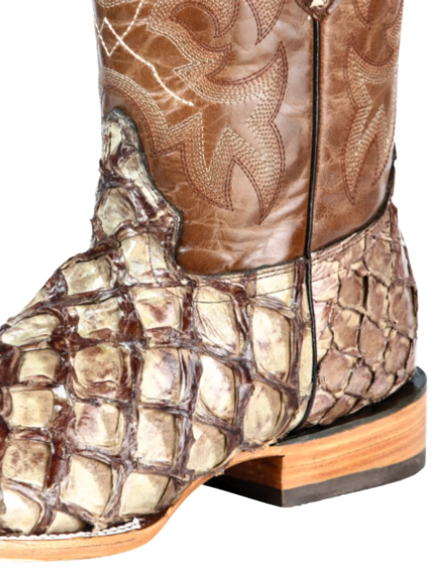 Botas Vaqueras Rodeo Exoticas de Monster Fish Original para Hombre '100 Años' - ID: 44114