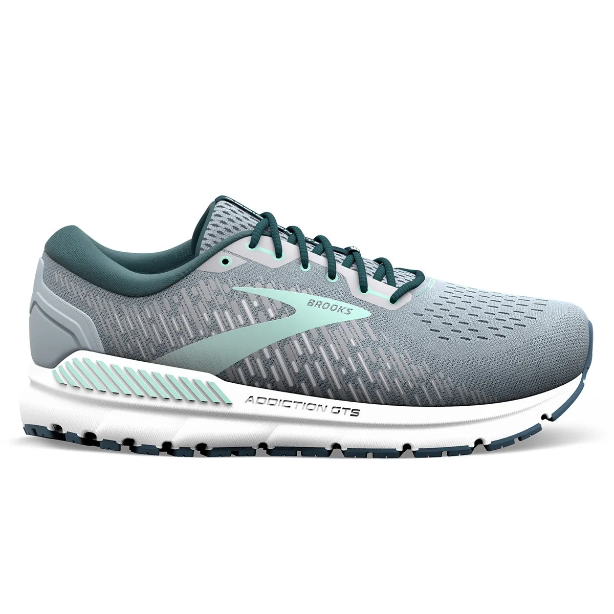 Brooks Addiction GTS 15 Womens | Grey/navy/aqua