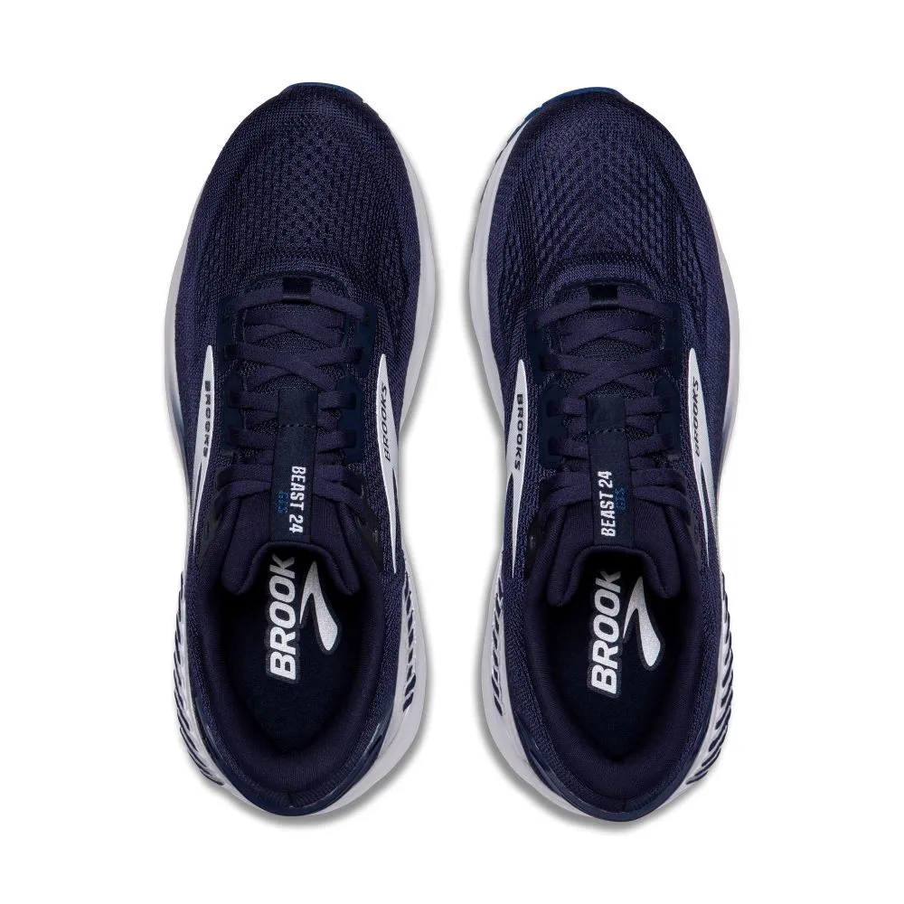 Brooks' Men's Beast GTS 24 - Navy / White