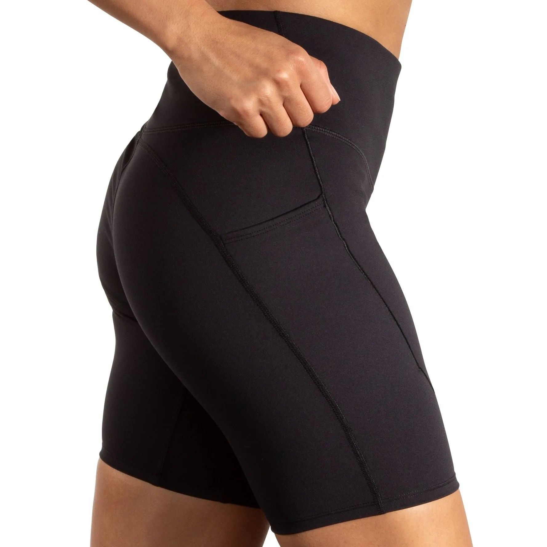 Brooks | Spark 8" Short Tight | Women's | Black