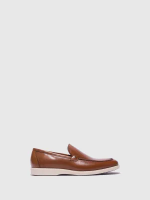 Brown Snaffle Loafers