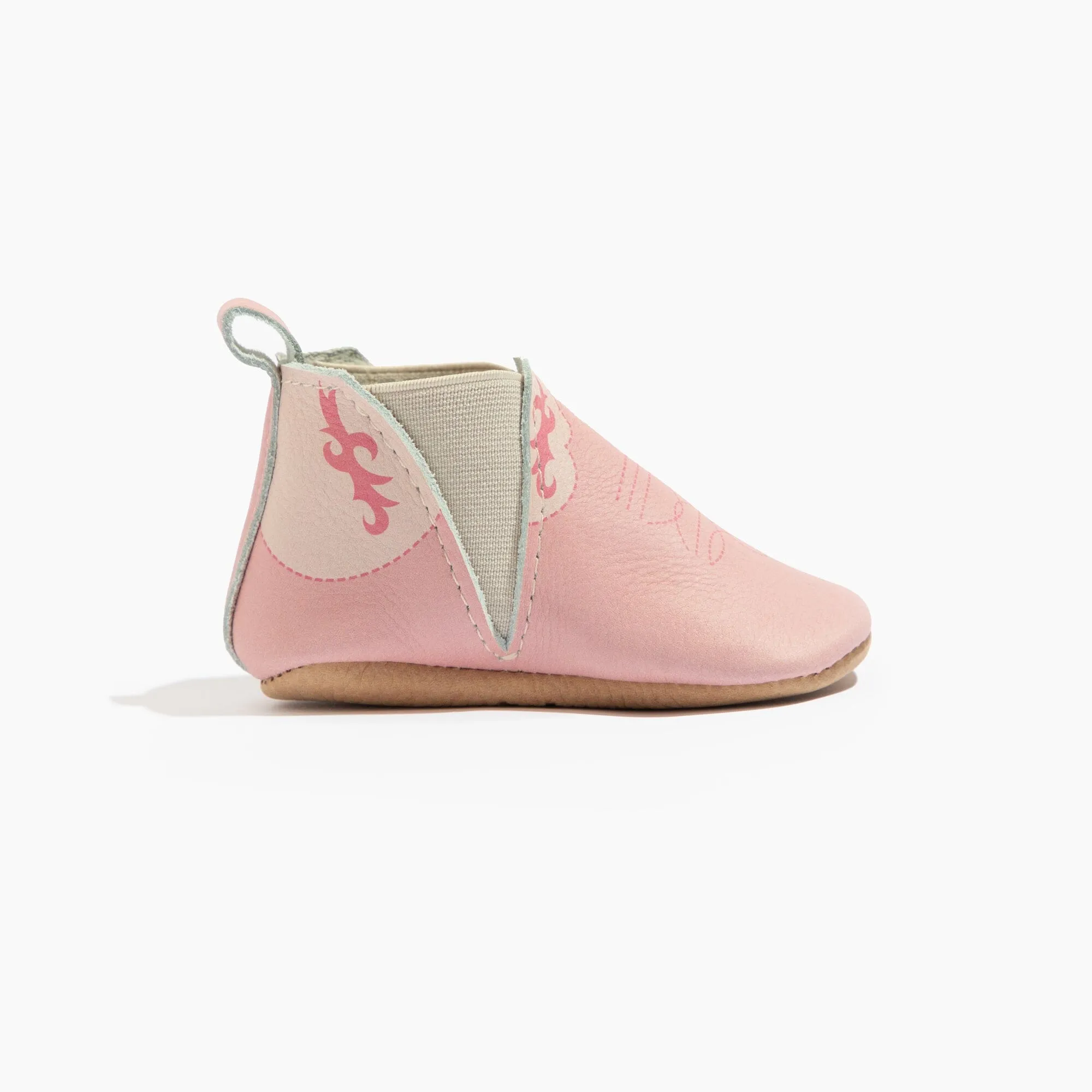 Bubblegum Cowboy Chelsea Boot Baby Shoe