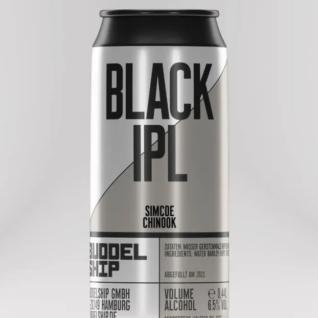 Buddelship Batch 7 Black IPL Simcoe Chinook Can 440ml