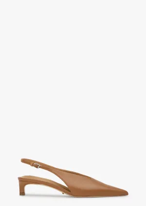 Calli Tan Nappa/Butterscotch Suede