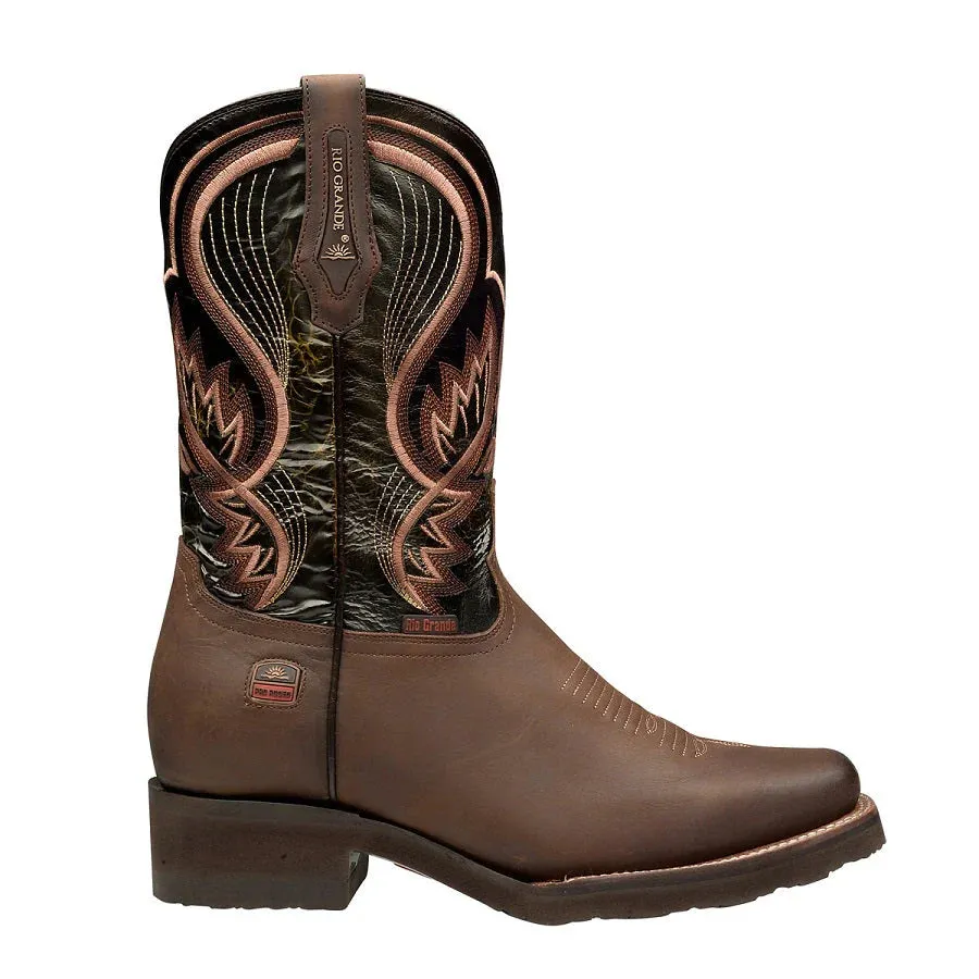 Carson Zipper Western Boot