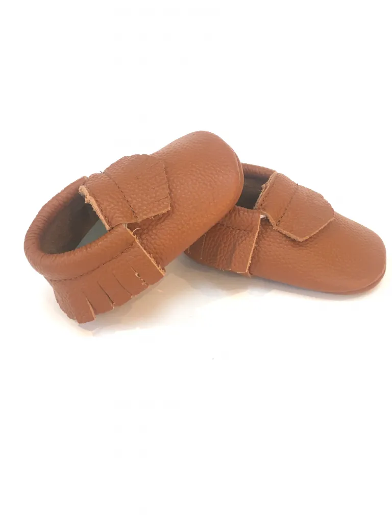 Class Fringe Moccasins - Tan