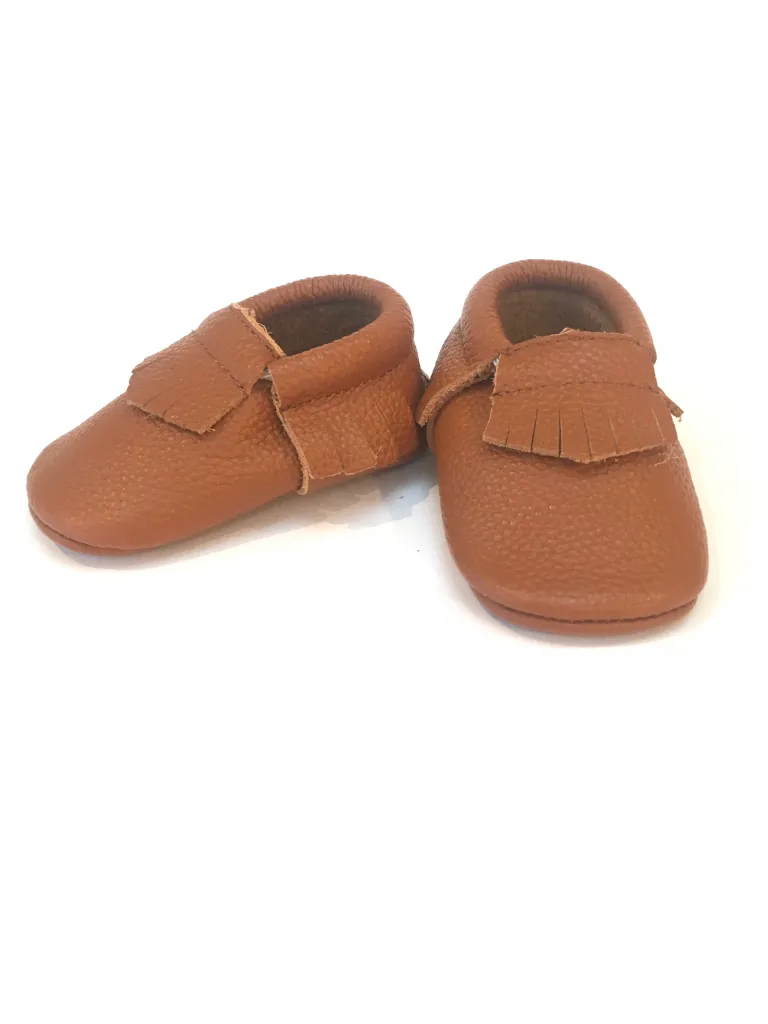 Class Fringe Moccasins - Tan