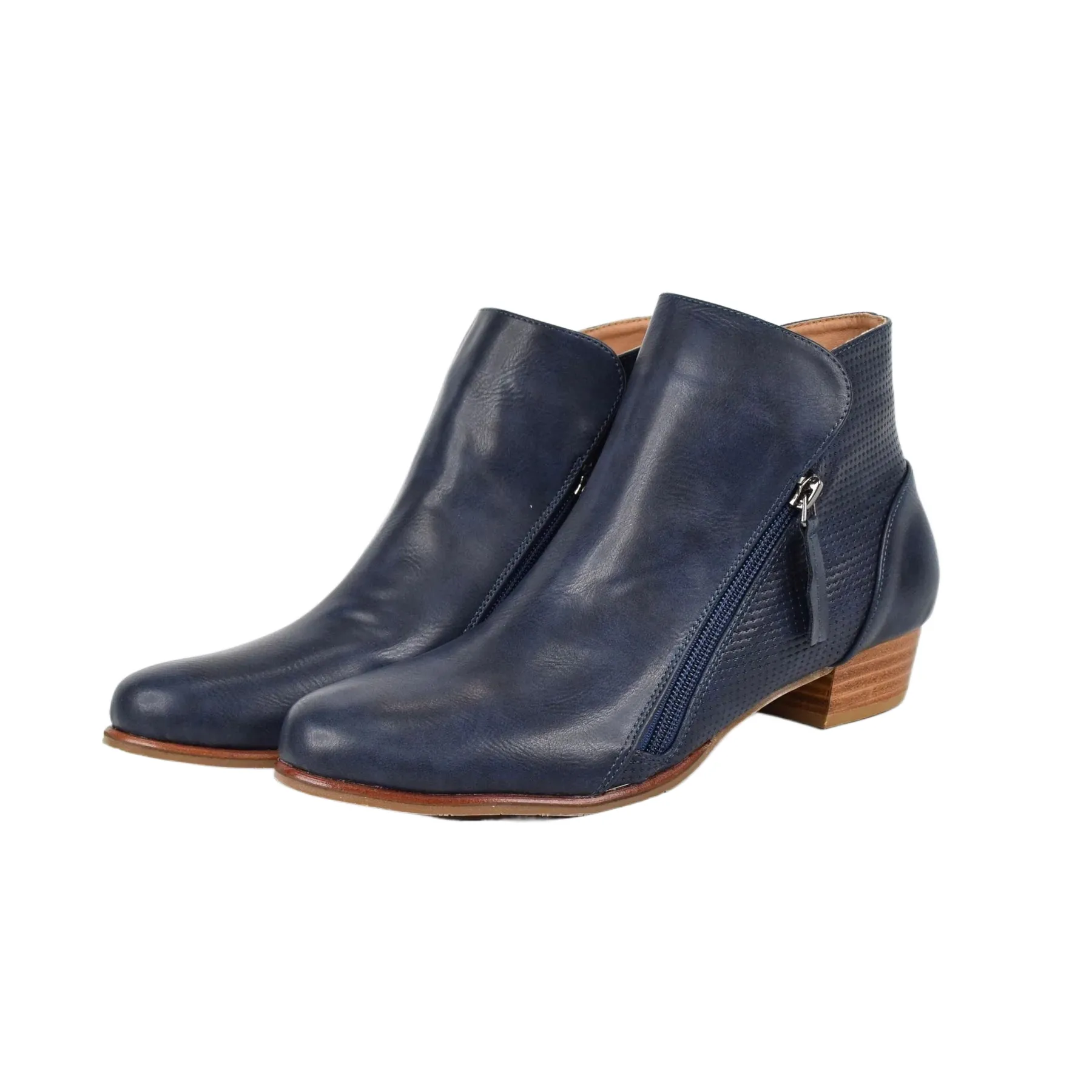 Cracker Ankle Boot Navy