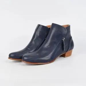 Cracker Ankle Boot Navy