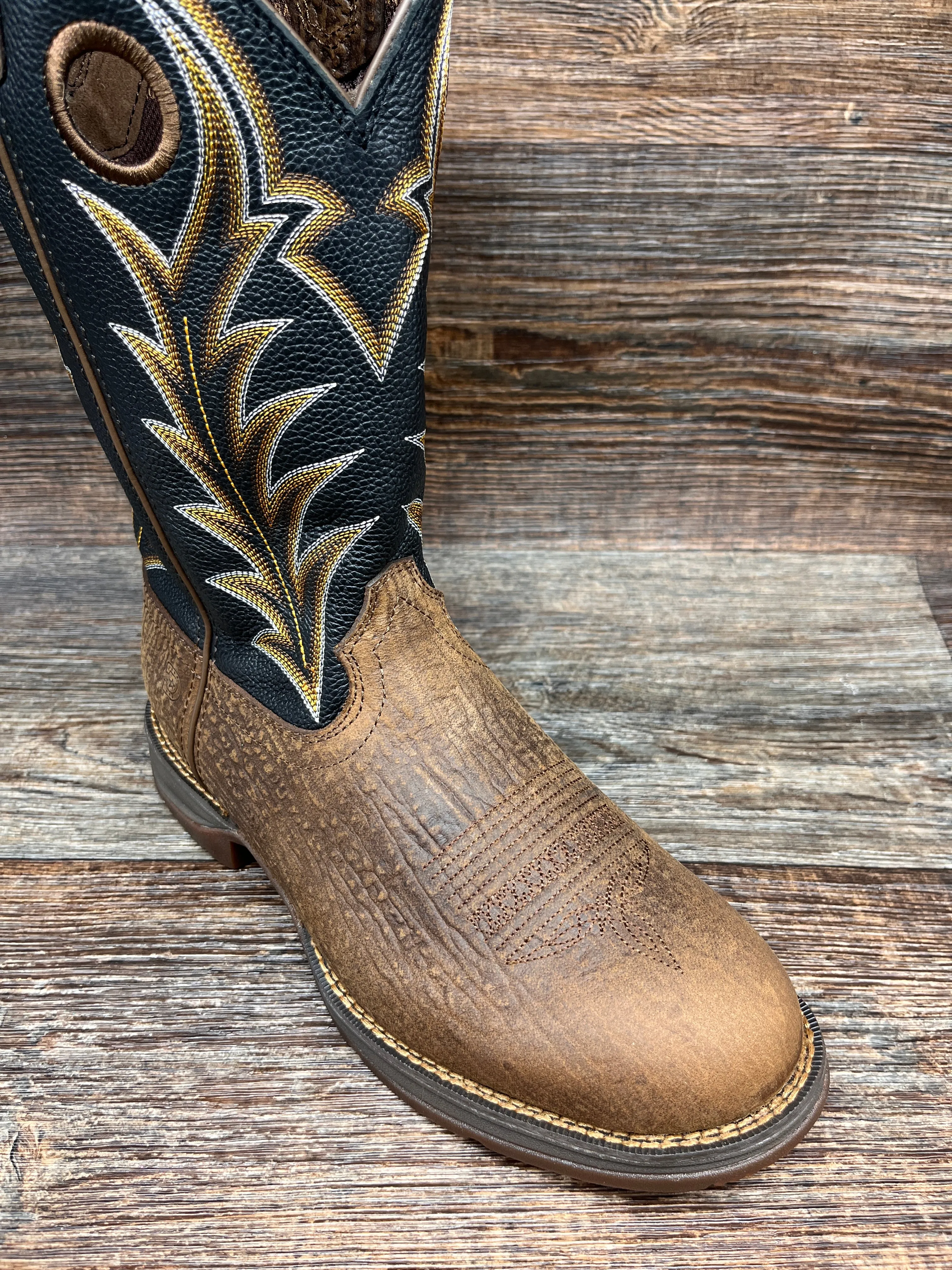 ddb0428 Men's Rebel Round Toe Work/Western Boot by Durango