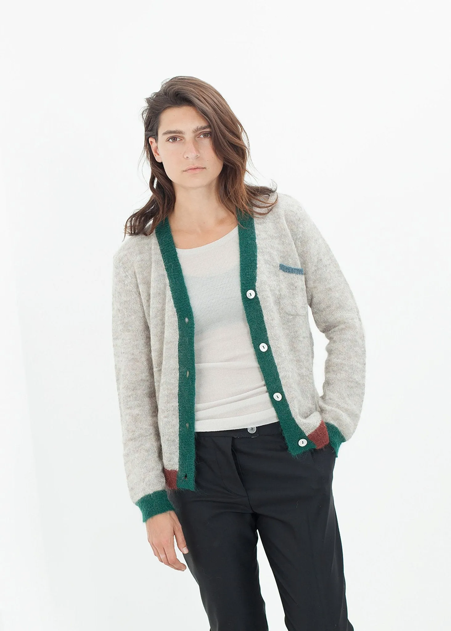 Deskle Cardigan in Heather