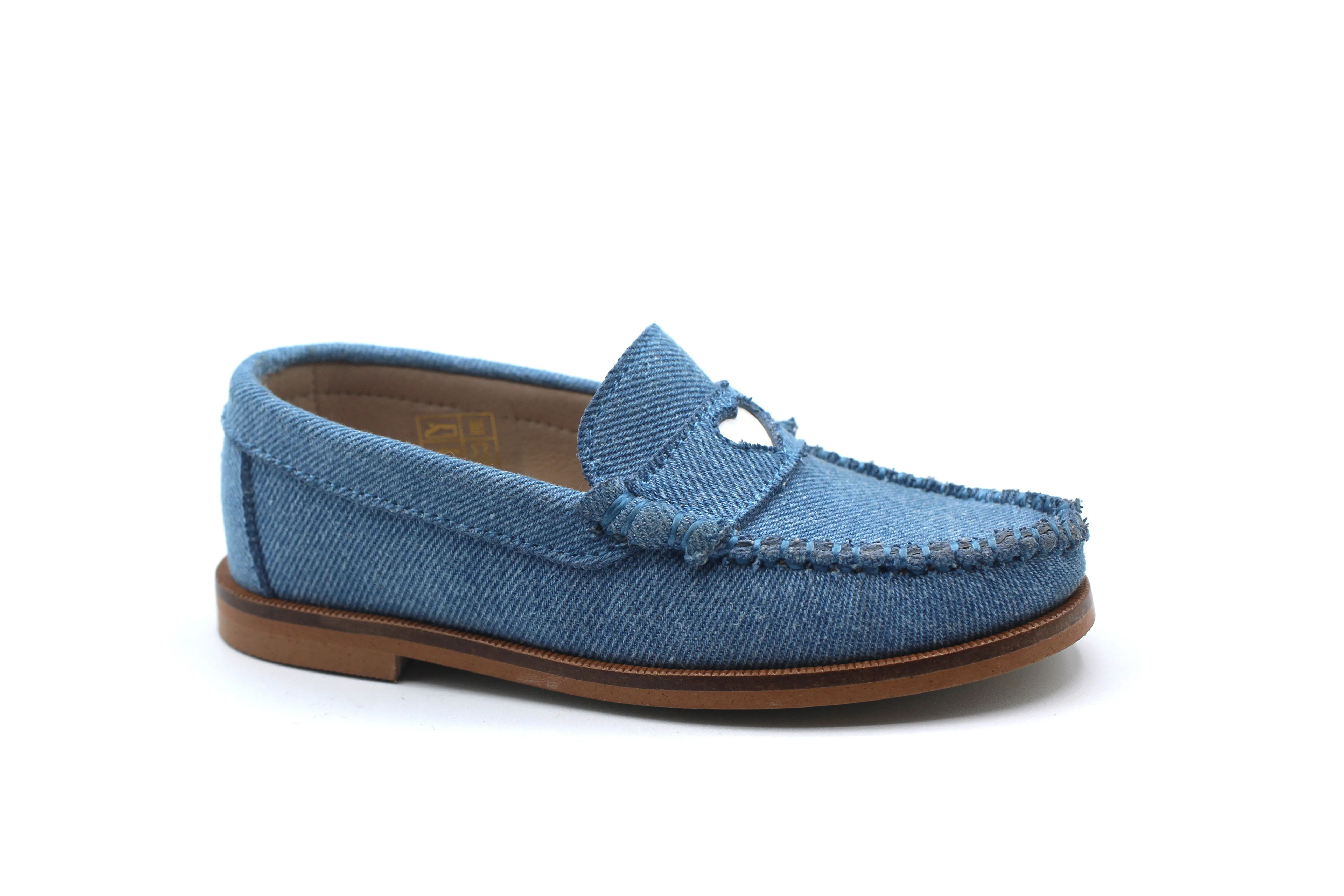 Don Louis Denim Heart Loafer