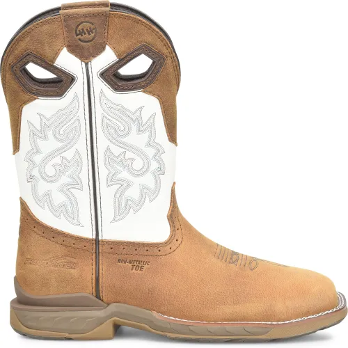 Double H Men's 11" WD Square Toe Comp Toe Roper Work Boot -Brown- DH5426