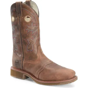 Double H Men's Antonio 13" Square Toe Western Work Boot- Brown- DH5134