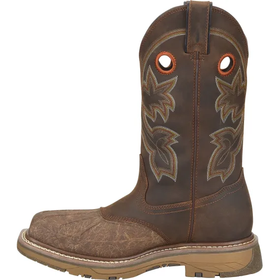 Double H Men's Carlos 13" Comp Toe WP Western Work Boot- Brown- DH5149