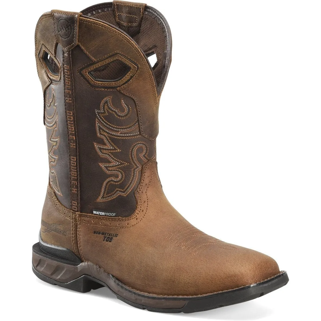 Double H Men's Phantom 11" WP Wilmore Comp Toe Work Boot -Brown- DH5370