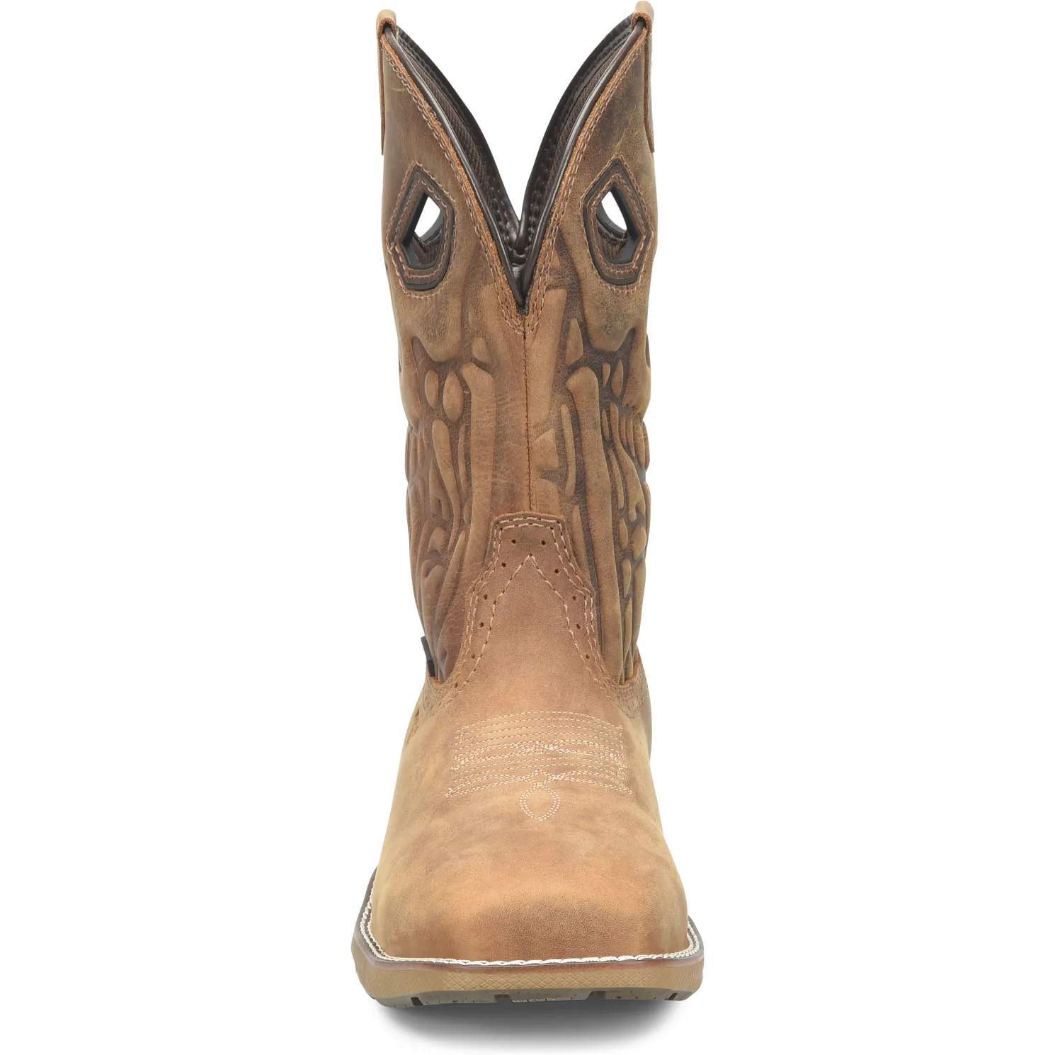 Double H Men's Phantom Rider Lycan 11" Comp Toe WP Roper Work Boot -Brown- DH5398