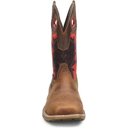 Double H Men's Phantom Rider Purge 11" WP Comp Toe Roper Work Boot -Brown- DH5391