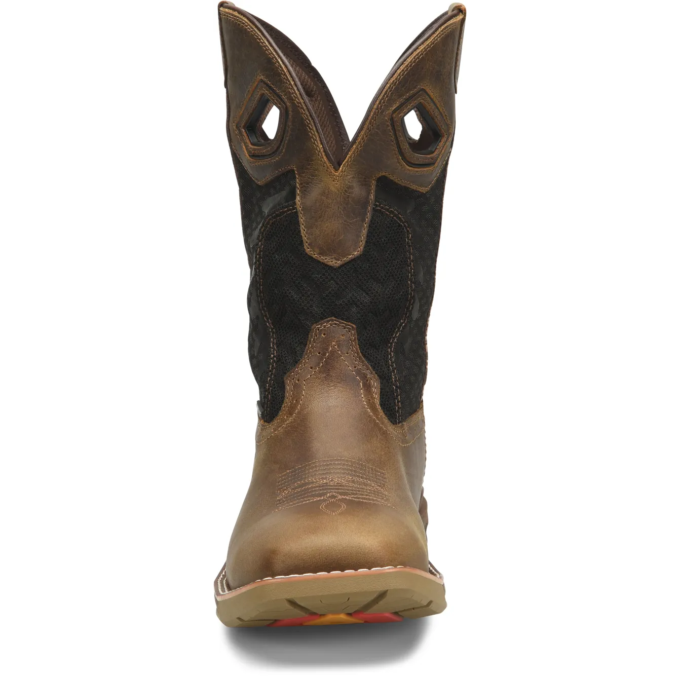 Double H Men's Phantom Rider Zenon 11" Comp Toe WP Western Work Boot- Brown - DH5366