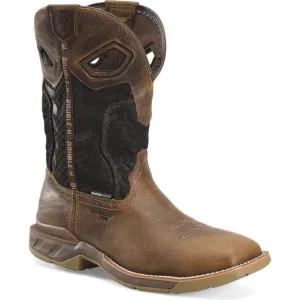 Double H Men's Phantom Rider Zenon 11" Comp Toe WP Western Work Boot- Brown - DH5366