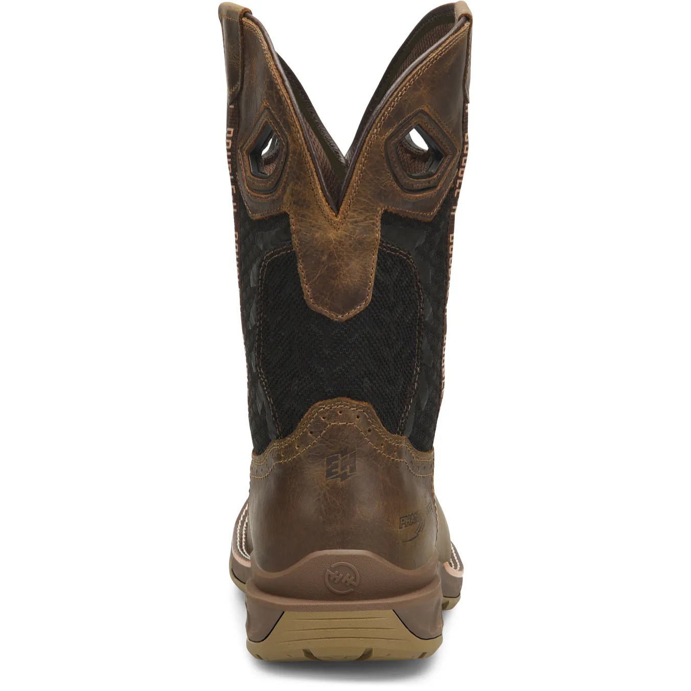 Double H Men's Phantom Rider Zenon 11" Comp Toe WP Western Work Boot- Brown - DH5366