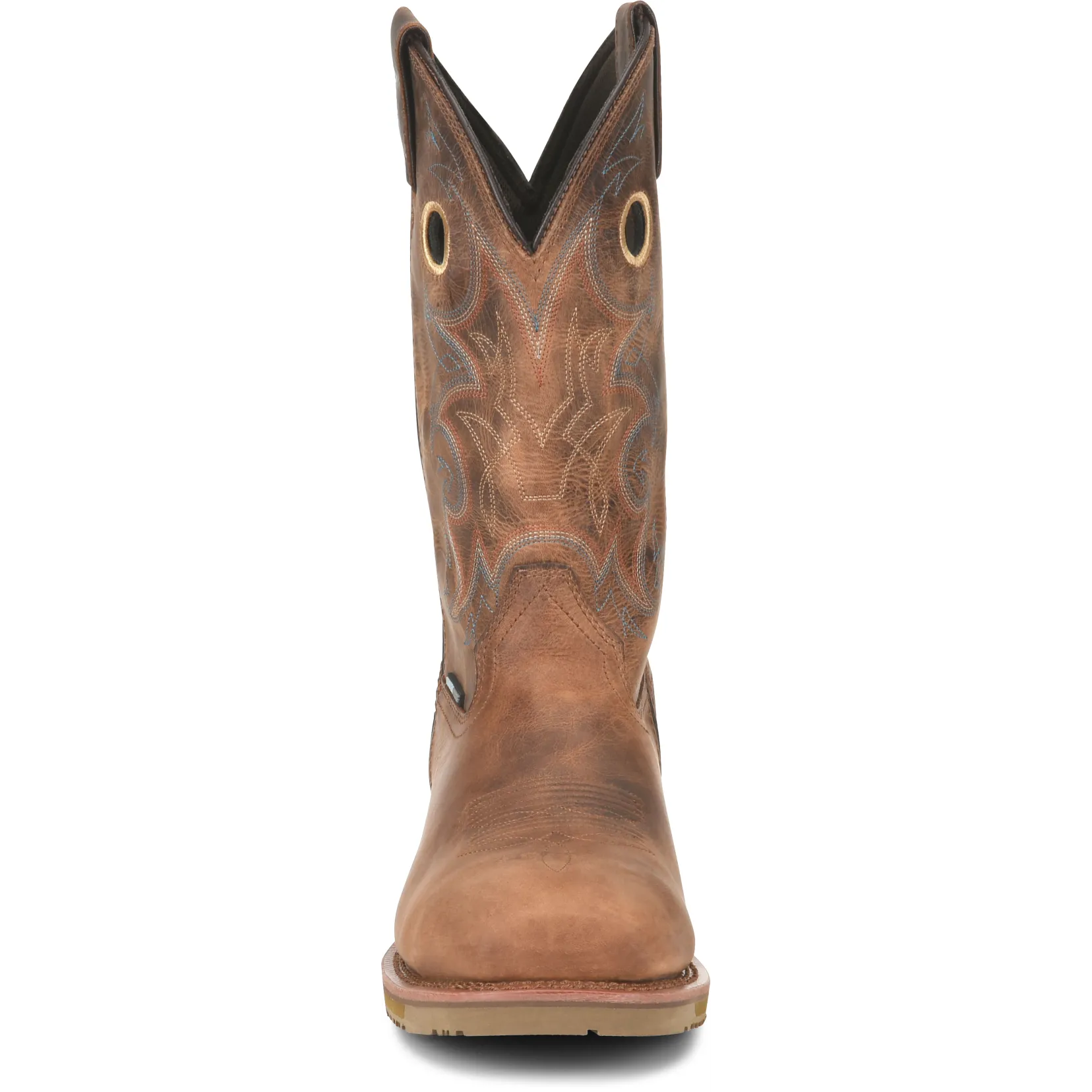 Double H Men's Roy 12" Comp Toe WP Western Work Boot - Brown - DH5246