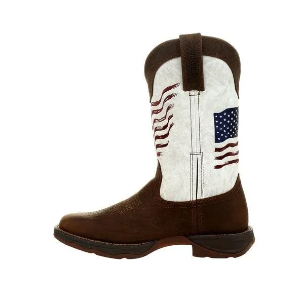 Durango Lady Rebel Women’s Distressed Flag Embroidery Western Boot DRD0394