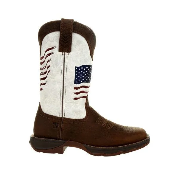 Durango Lady Rebel Women’s Distressed Flag Embroidery Western Boot DRD0394