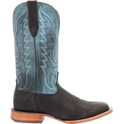 Durango Men's Arena Pro 13" Lagoon Western Boot -Black And Blue- DDB0413