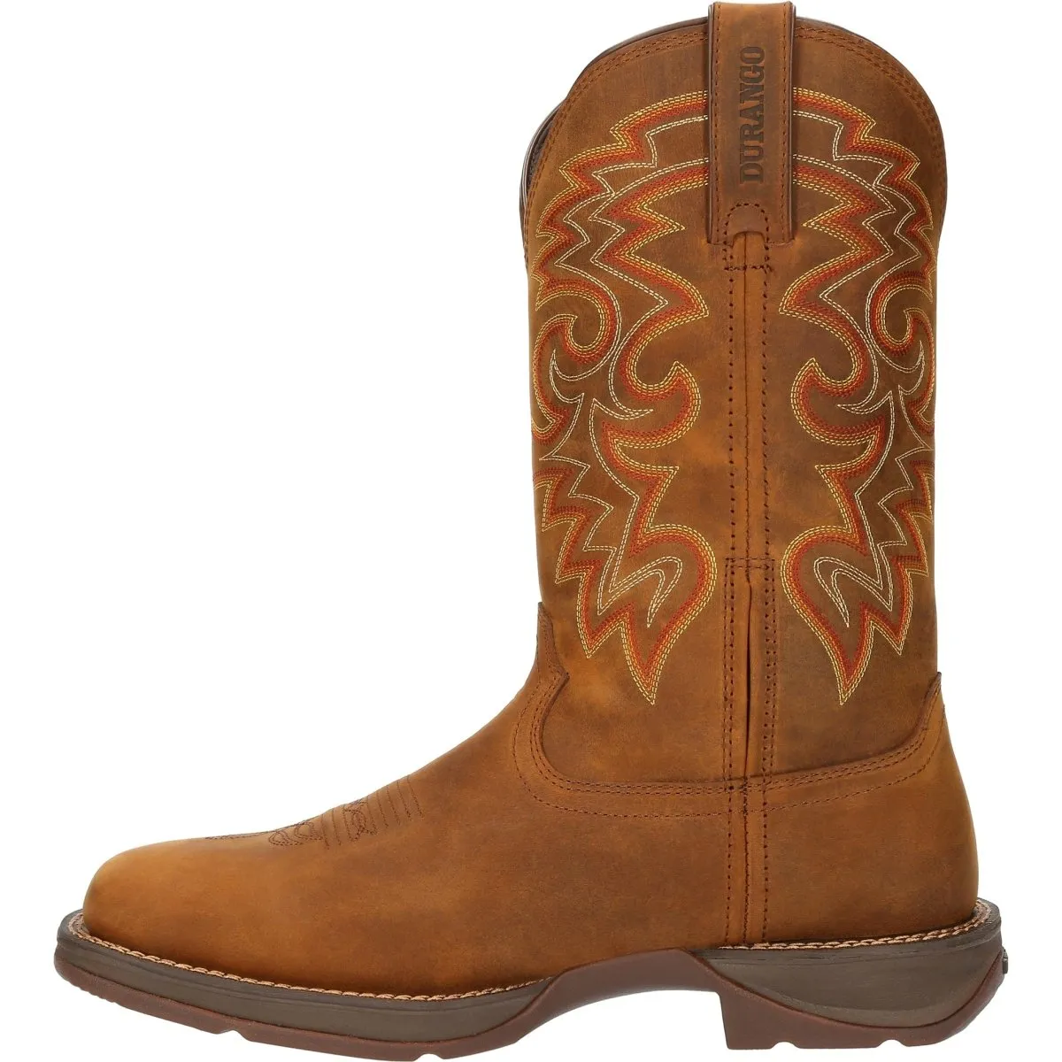 Durango Rebel Men's Western 12" Pull-on Work Boots Ddb0428 Ddb0361 In Russet