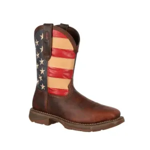 DURANGO STEEL TOE  AMERICAN FLAG WESTERN  BOOT DB020