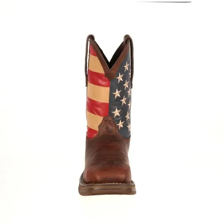 DURANGO STEEL TOE  AMERICAN FLAG WESTERN  BOOT DB020